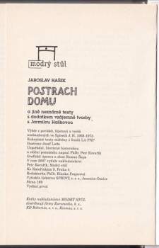 Jaroslav Hašek: Postrach domu