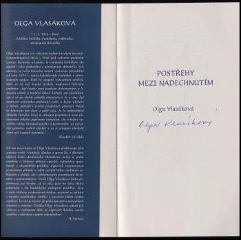 Olga Vlasáková: Postřehy mezi nadechnutím