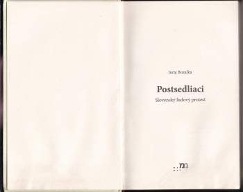 Juraj Buzalka: Postsedliaci