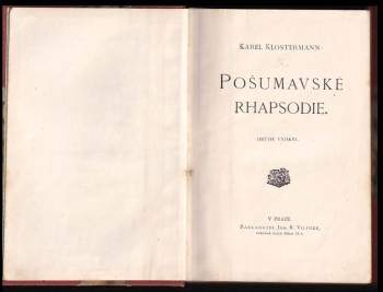 Karel Klostermann: Pošumavské rhapsodie