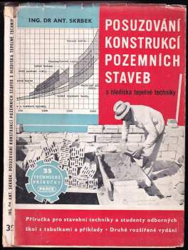 Posuzování konstrukcí pozemních staveb s hlediska tepelné techniky - Antonín Skrbek (1950, Práce) - ID: 798110