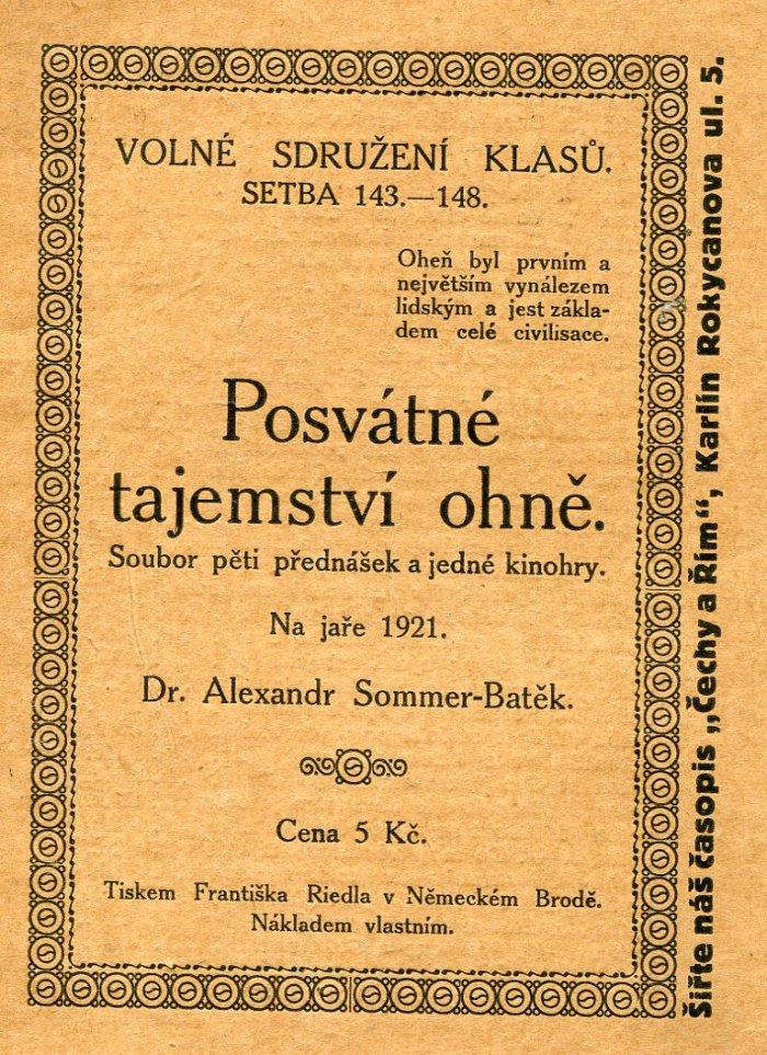 Posvátné tajemství ohně