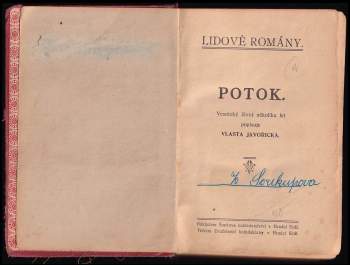 Vlasta Javořická: Potok