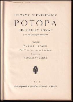 Henryk Sienkiewicz: Potopa