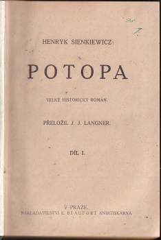 Henryk Sienkiewicz: Potopa