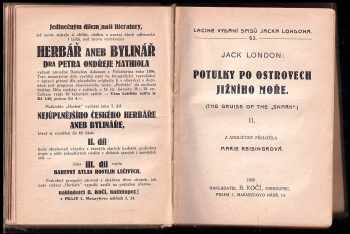 Jack London: Potulky po ostrovech Jižního moře