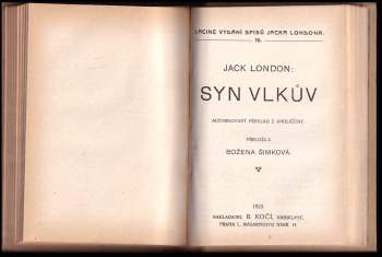 Jack London: Potulky po ostrovech Jižního moře I, Syn vlkův