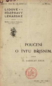Ladislav Čech: Poučení o tyfu břišním