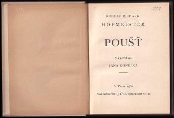 Rudolf Richard Hofmeister: Poušť