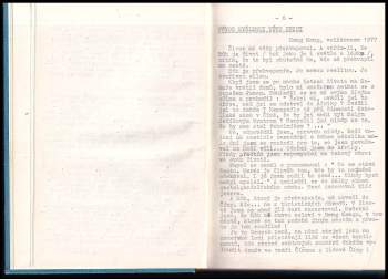 Carlo Carretto: Poušť uprostřed města - strojopis vydání z r. 1978