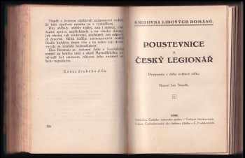 Jan Staněk: Poustevnice a český legionář : Dvojromán z doby světové války - KOMPLET