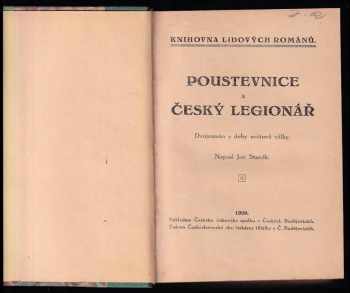 Jan Staněk: Poustevnice a český legionář : Dvojromán z doby světové války - KOMPLET
