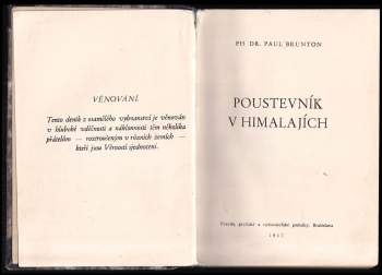 Paul Brunton: Poustevník v Himalajích