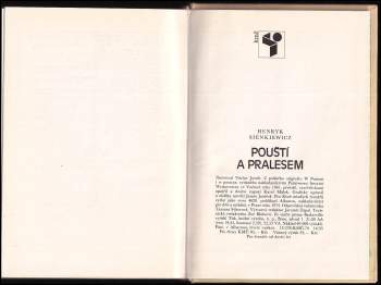 Henryk Sienkiewicz: Pouští a pralesem