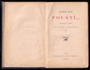 Karl May: Pouští
