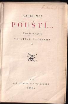Karl May: Pouští