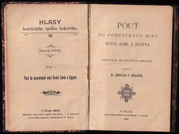 Jaroslav Sedlacek: Pouť do posvátných míst svaté země v Egyptě
