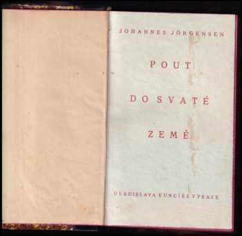 Johannes Jorgensen: Pout do Svaté země