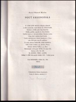 Karel Hynek Mácha: Pouť krkonošská