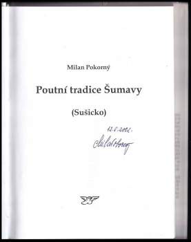 Milan Pokorný: Poutní tradice Šumavy