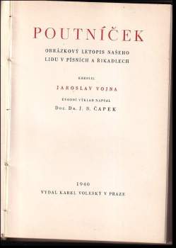 Jaroslav Vojna: Poutníček
