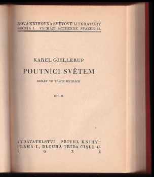 Karl Adolf Gjellerup: Poutníci světem