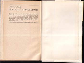 Miroslav Hanuš: Poutník v Amsterodamu