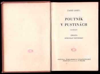 Zane Grey: Poutník v pustinách