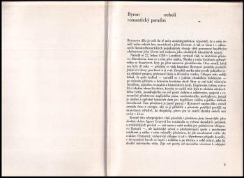 George Gordon Byron Byron: Poutník z Albionu