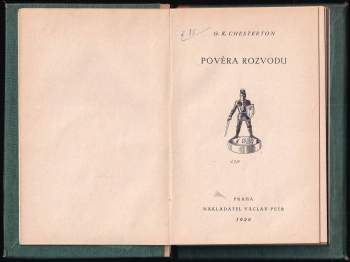 G. K Chesterton: Pověra rozvodu