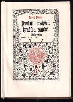 Josef Pavel: Pověsti českých hradů a zámků