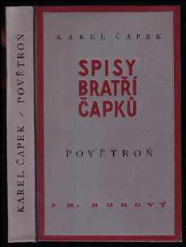 Povětroň - Karel Čapek (1936, František Borový) - ID: 2007593