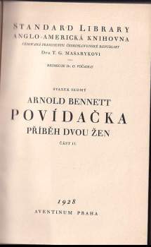 Arnold Bennett: Povídačka