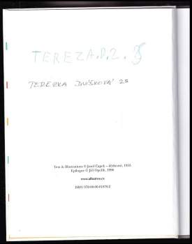 Josef Čapek: Povídání o pejskovi a kočičce, jak spolu hospodařili a ještě o všelijakých jiných věcech
