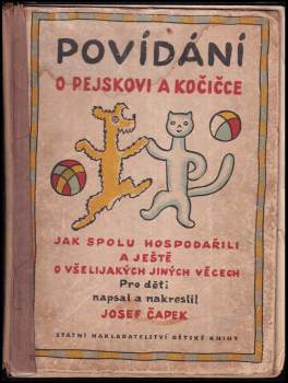 Josef Čapek: Povídání o pejskovi a kočičce