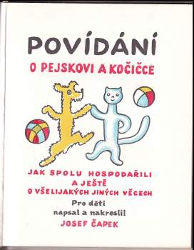 Josef Čapek: Povídání o pejskovi a kočičce
