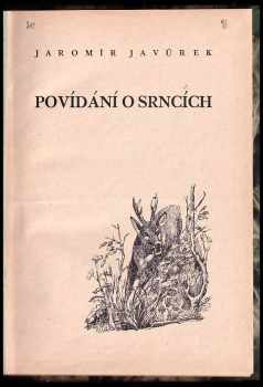 Jaromír Javůrek: Povídání o srncích