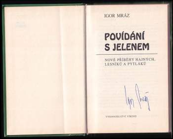 Igor Mráz: Povídání s jelenem