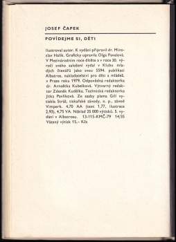 Josef Čapek: Povídejme si, děti