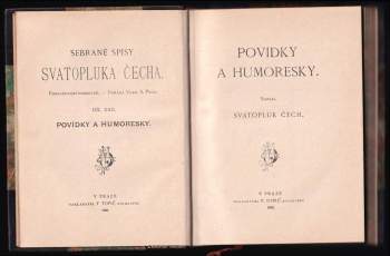 Svatopluk Čech: Povídky a humoresky