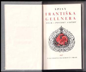 František Gellner: Povídky a satiry