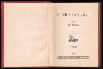 Jan Neruda: Povídky a studie
