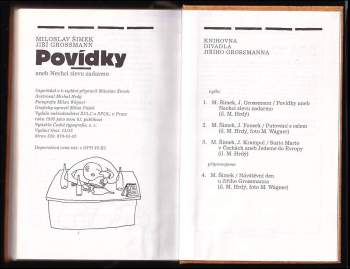 Miloslav Šimek: Povídky, aneb, Nechci slevu zadarmo