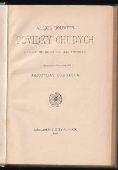 Alexis Bouvier: Povídky chudých