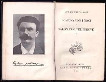 Guy de Maupassant: Petr a Jan ; Salon paní Tellierové