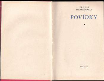 Ernest Hemingway: Povídky