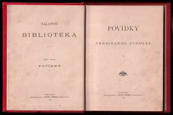 Ferdinand Schulz: Povídky Ferdinanda Schulze