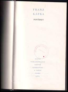 Franz Kafka: Povídky