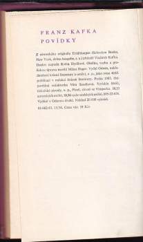 Franz Kafka: Povídky