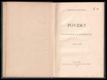 Gustave Flaubert: Povídky Gustava Flauberta